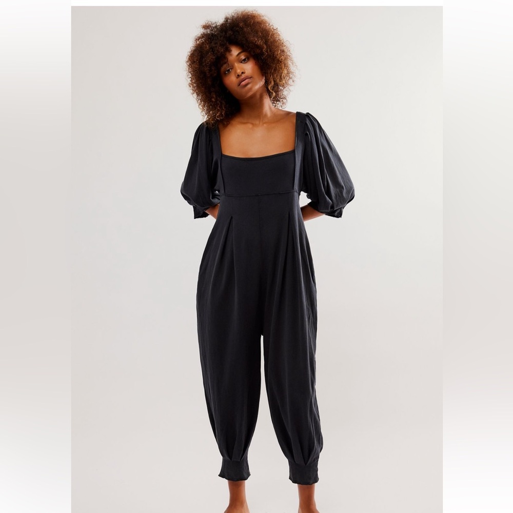 Free People Black Jumpsuit